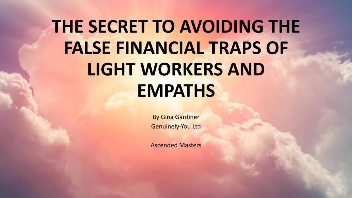 Are You an Empath?: Many Empaths hold themselves back through being unwilling to ask their full worth.  They help anyone and everyone then neglect themselves when it comes to charge-out time.  This module helps to redress that balance.